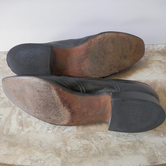 Vintage French Shriner Men\'s Black Wingtip Oxfords main image 7